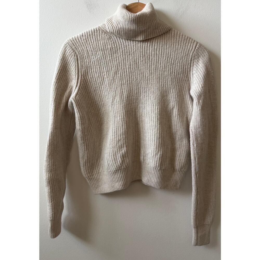 Aritzia Wilfred Free wool cream sweater women's size small